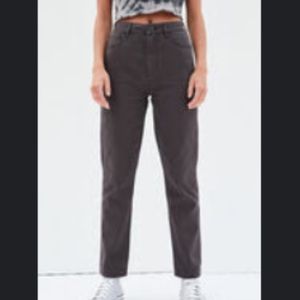 PACSUN OFF BLACK MOM JEAN